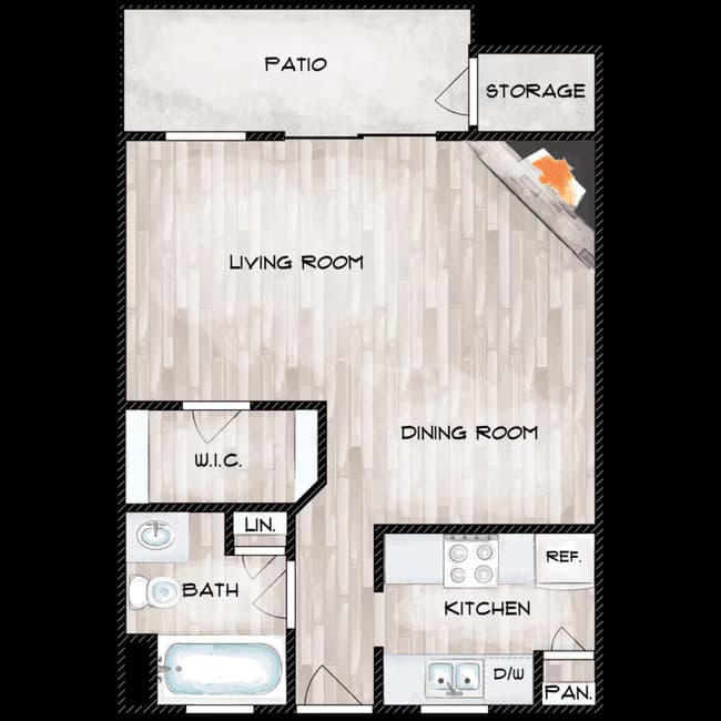 Cypress F202 floor plan