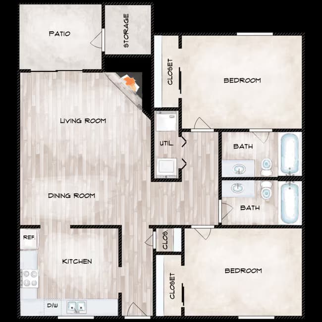 Madrona G305 floor plan