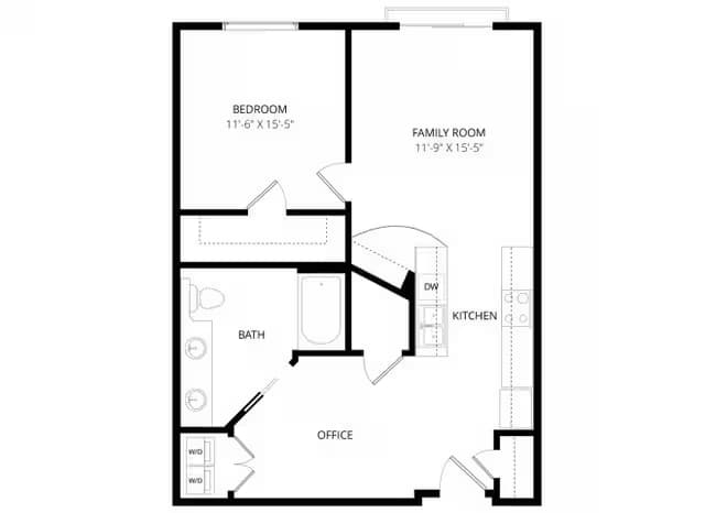 Unit 214 214 floor plan