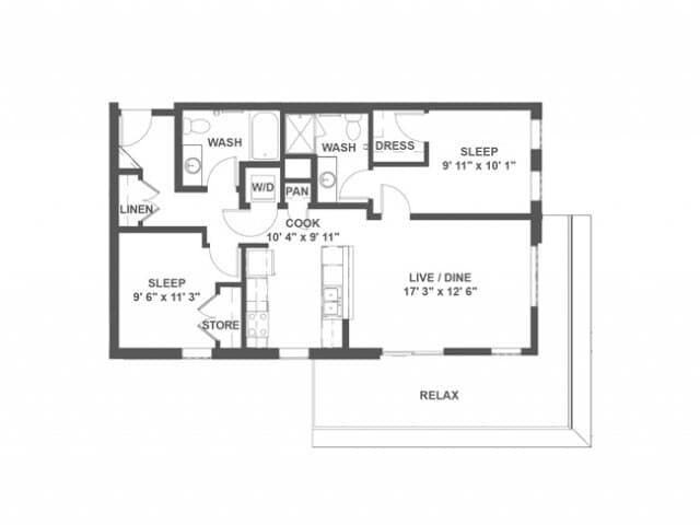 C3c 1-464 floor plan