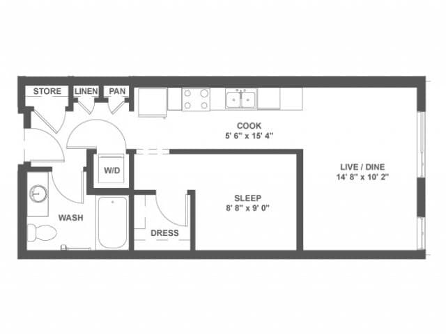 E1 1-281 floor plan
