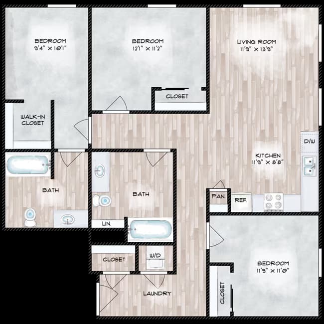 C2 302 floor plan