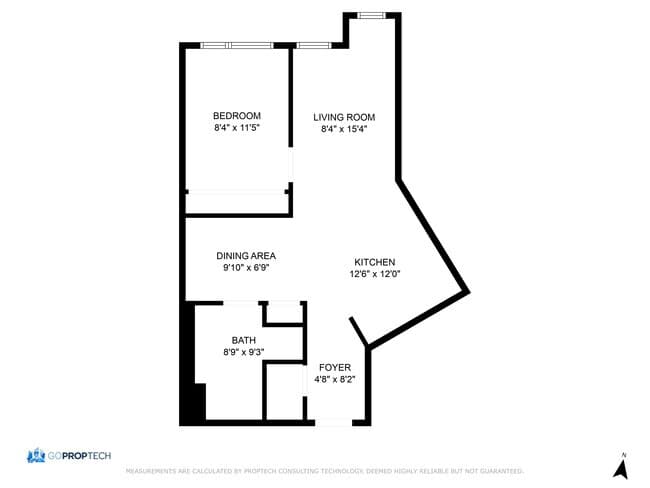 1BD1 AUCMUJ floor plan