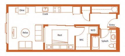 Sazerac 318 floor plan