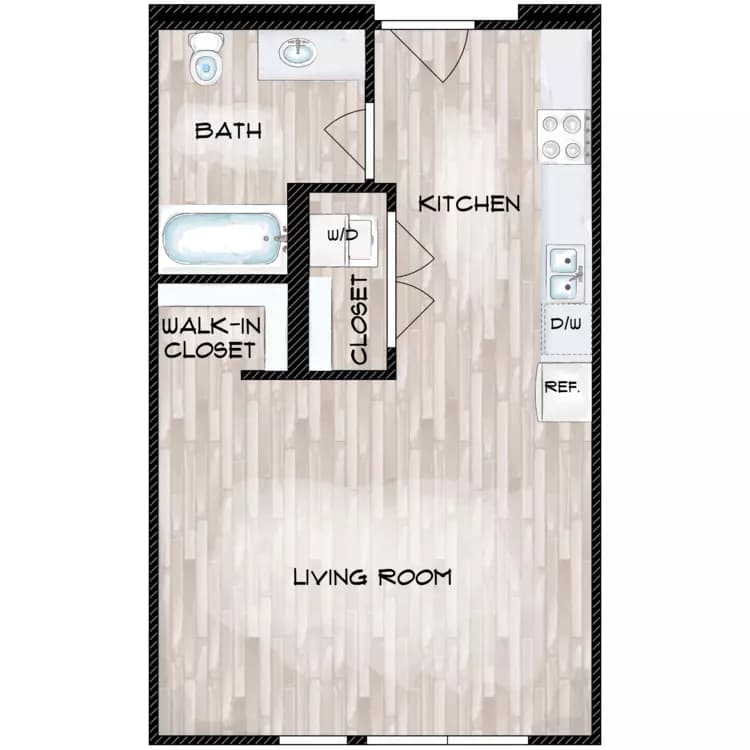 Unit A420 A420 floor plan