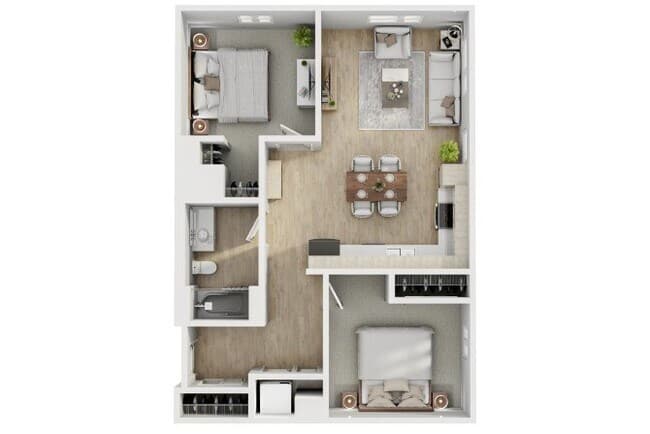 2x1 A A402 floor plan