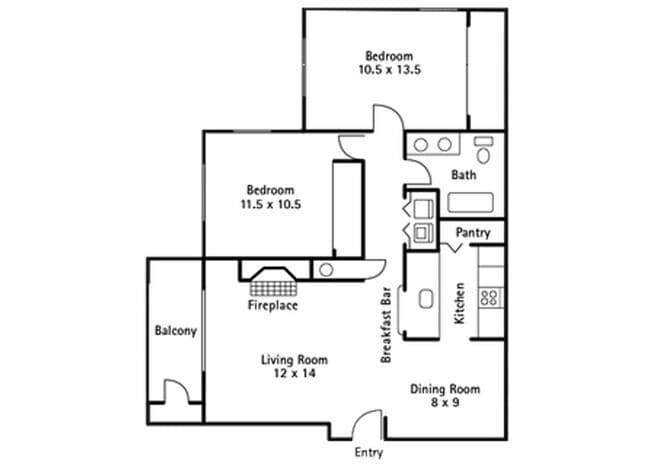 Unit S102 S102 floor plan