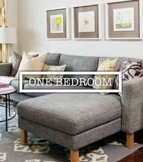 One Bedroom One Bath B101 floor plan