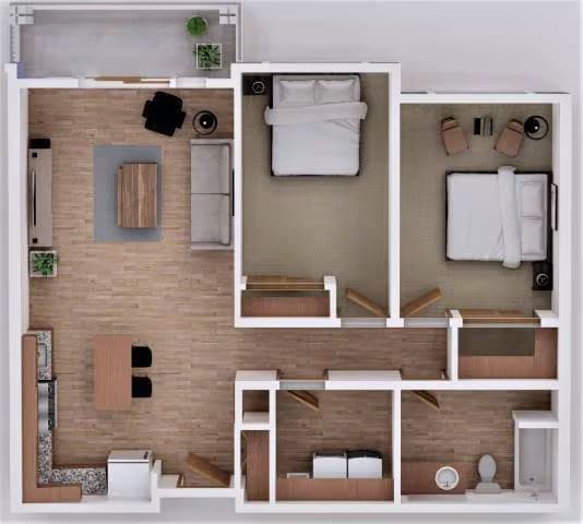 B1 D-201 floor plan