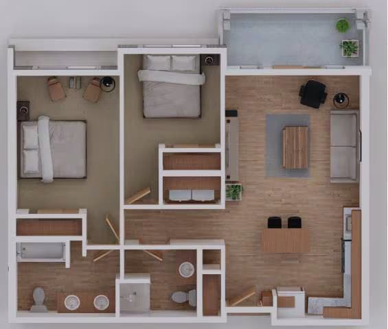 B2 B-403 floor plan
