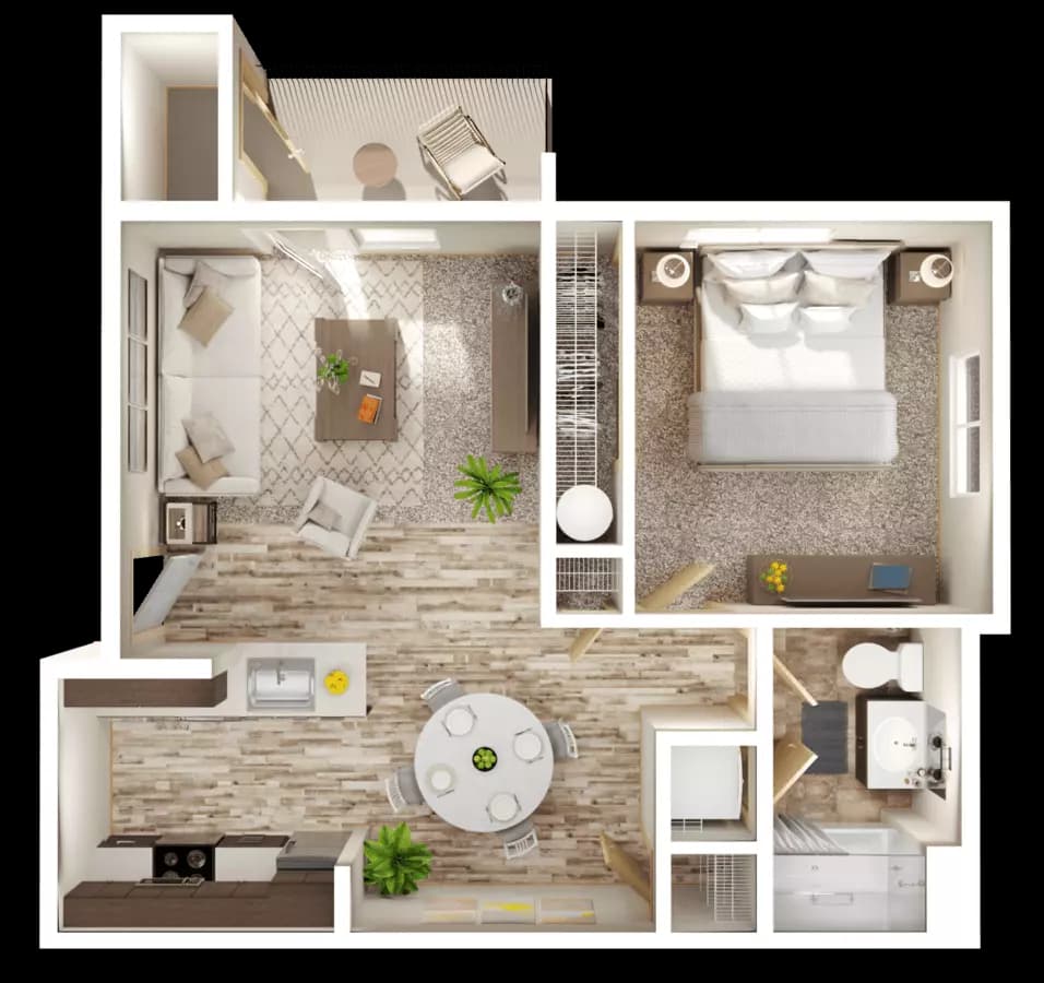 Unit F402 F402 floor plan