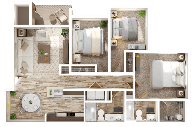 Parsley D407 floor plan