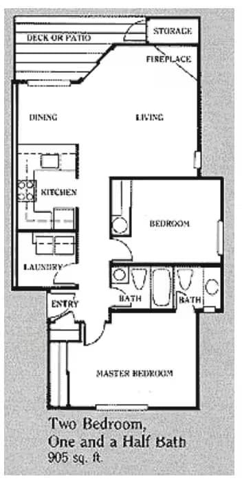 2x1.5-C D-01 floor plan