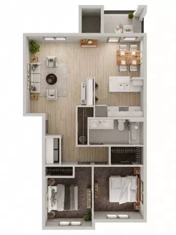 2x1 - C1 03-204 floor plan
