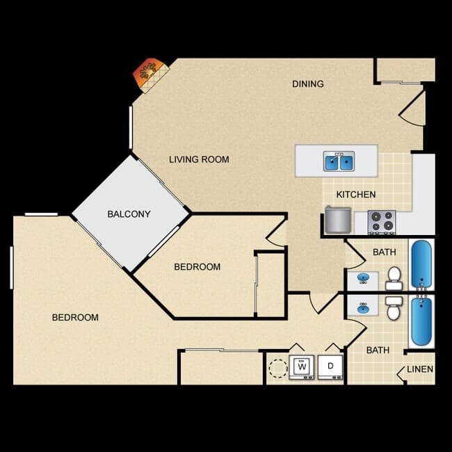 Redwood C102 floor plan