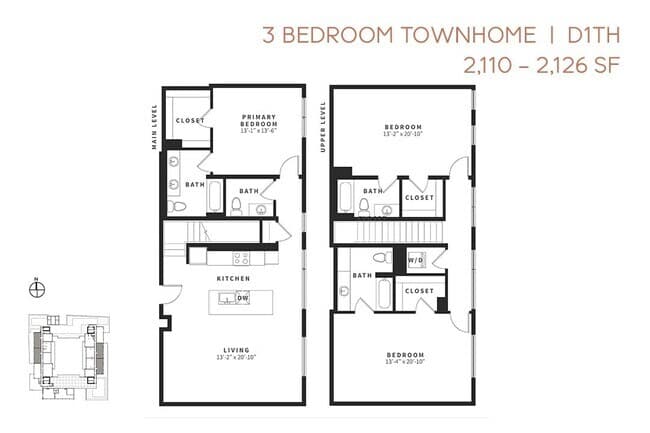 Three Bedroom Penthouse D1th 807 floor plan