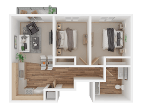 2x1 Age 55+ C15 floor plan