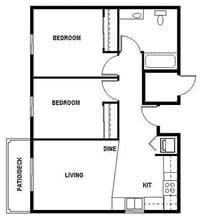 2x1 Age 55+ E35 floor plan