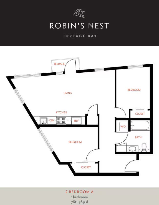 2 Bedroom A 113 floor plan