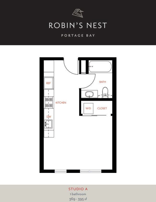 Studio A B17 floor plan
