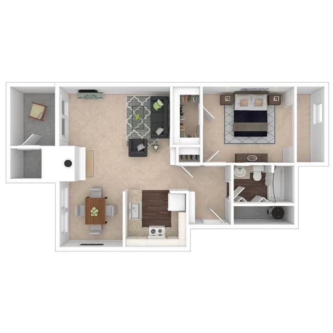 The Tour N203 floor plan