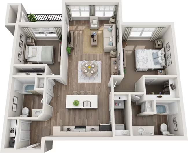 Stevens F-306 floor plan