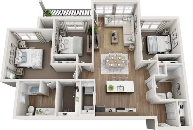 Summit II T-107 floor plan