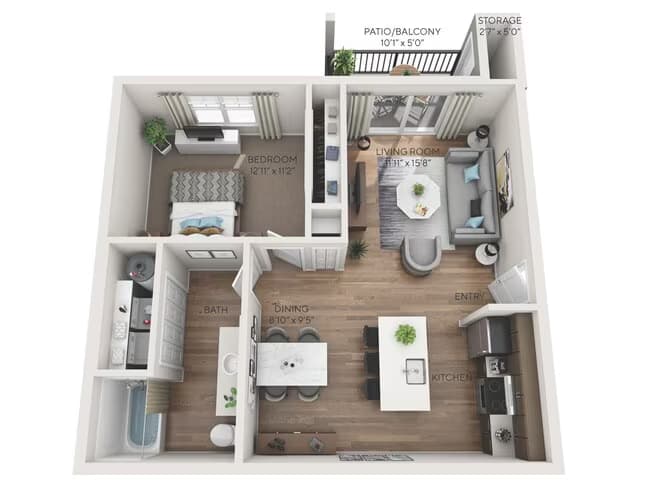 Winthrop II P-101 floor plan