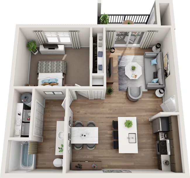 Winthrop F-205 floor plan