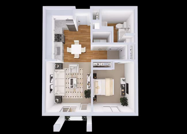 Unit A207 A308 floor plan