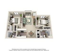 Maple O2099 floor plan