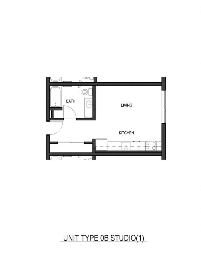 Studio 302 floor plan
