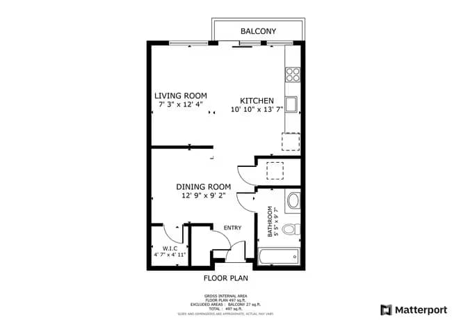 Studio C 624 floor plan