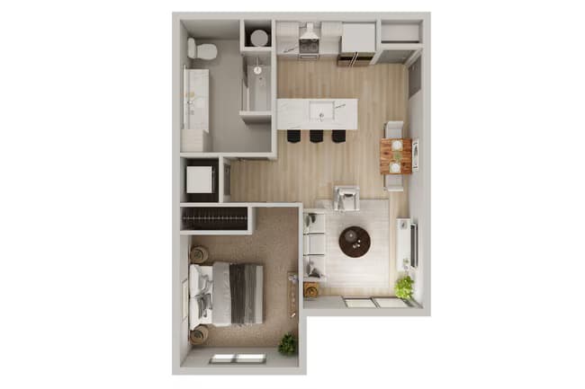 Unit C 125 floor plan