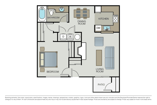 Plan 1A F103 floor plan