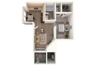 The Strand Renovated 101 floor plan
