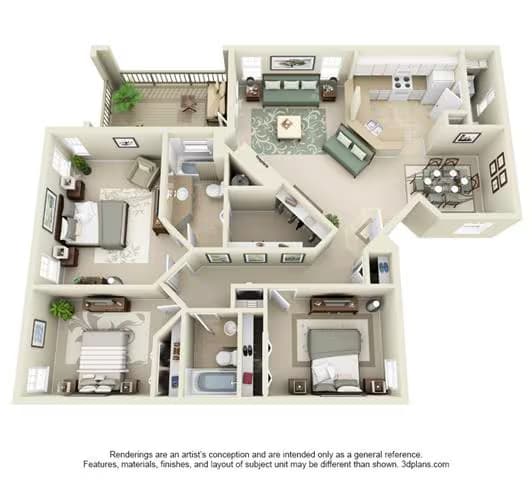 Hollyhock 12201 floor plan