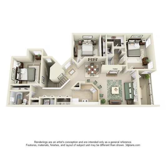Oleander 11301 floor plan