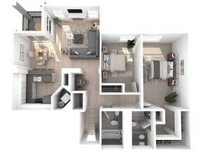 Portofino 1308 floor plan