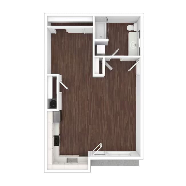 A2 - Studio 305 floor plan