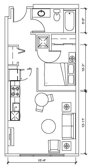 oA7 607 floor plan