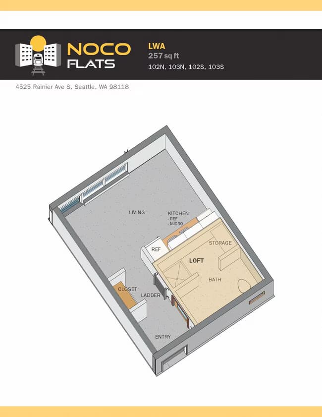 Live Work A N103 floor plan