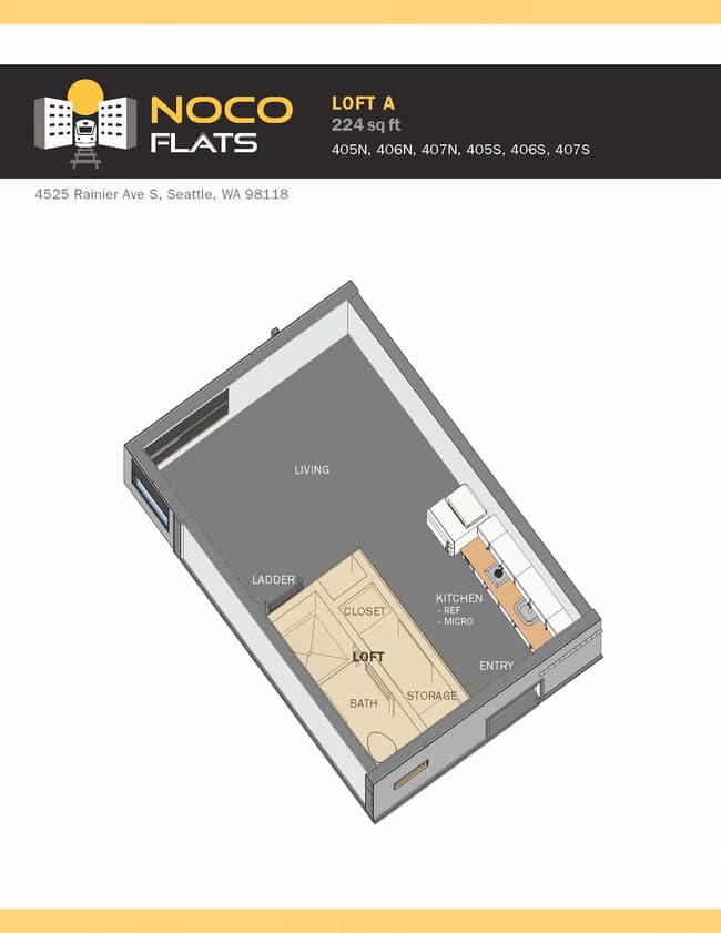 Loft A N405 floor plan