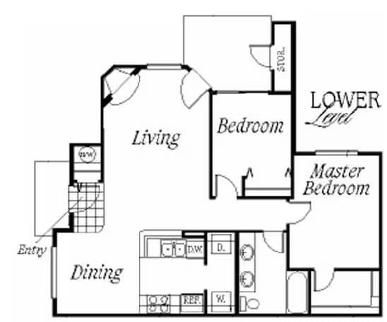 B1 B-104 floor plan