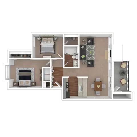 Birch - Renovated K-206 floor plan