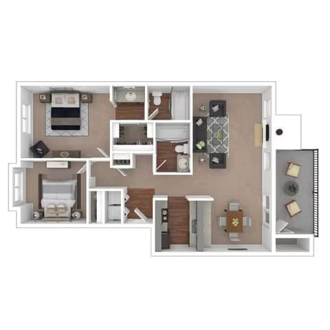 Grove B-104 floor plan