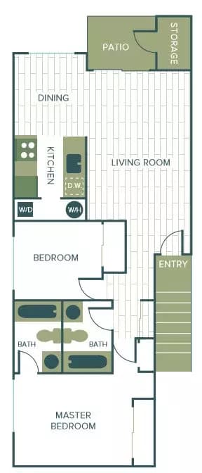 Wildwood B104 floor plan