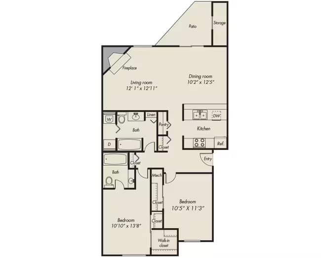 1061 0II-129 floor plan