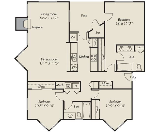 1274-r 0EE-217 floor plan