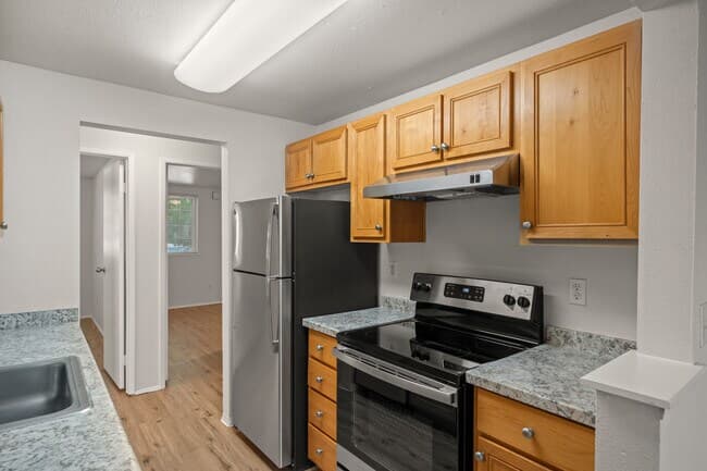 Two Bedroom One Bath Deluxe M307 floor plan